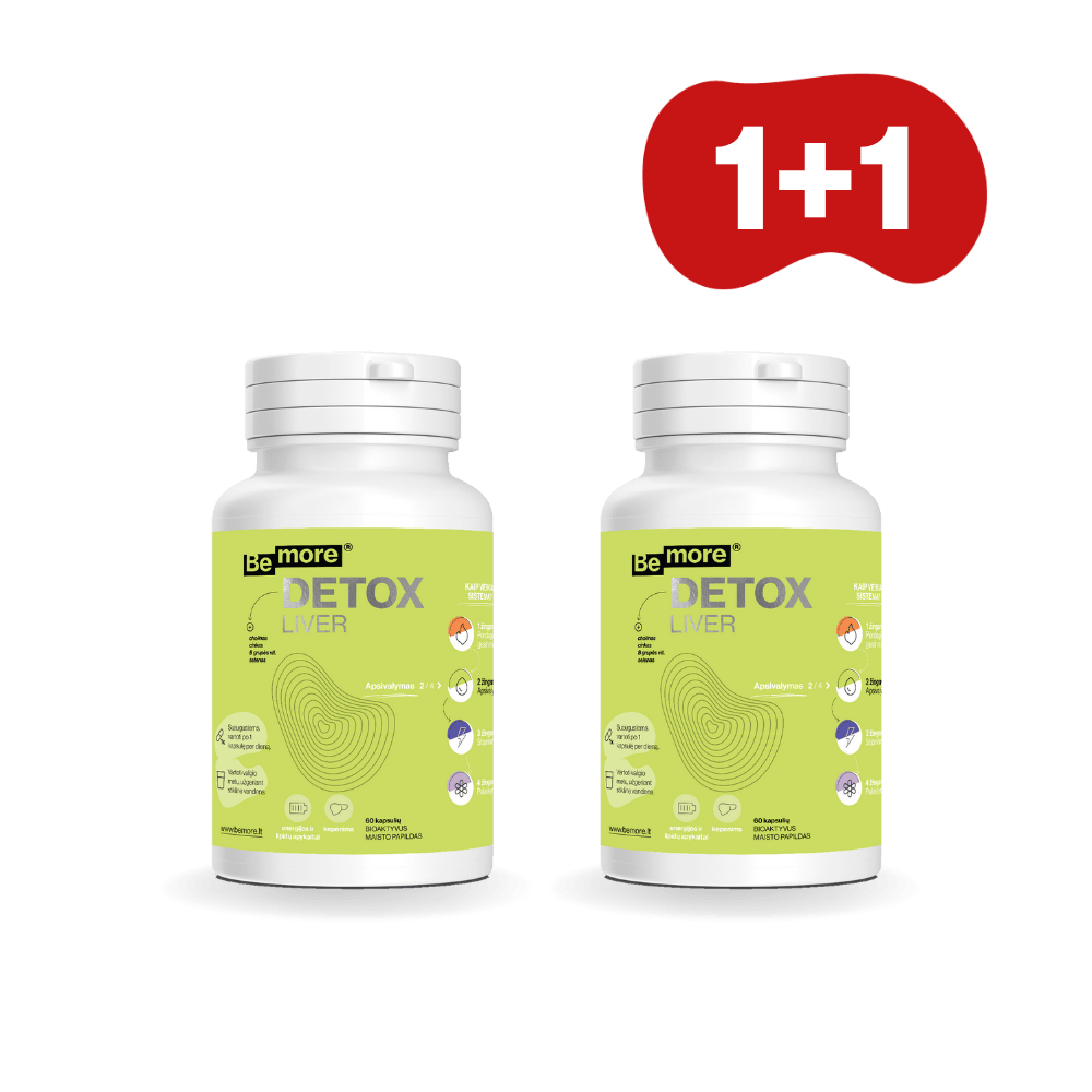1+1 Detox Liver, kapsulės