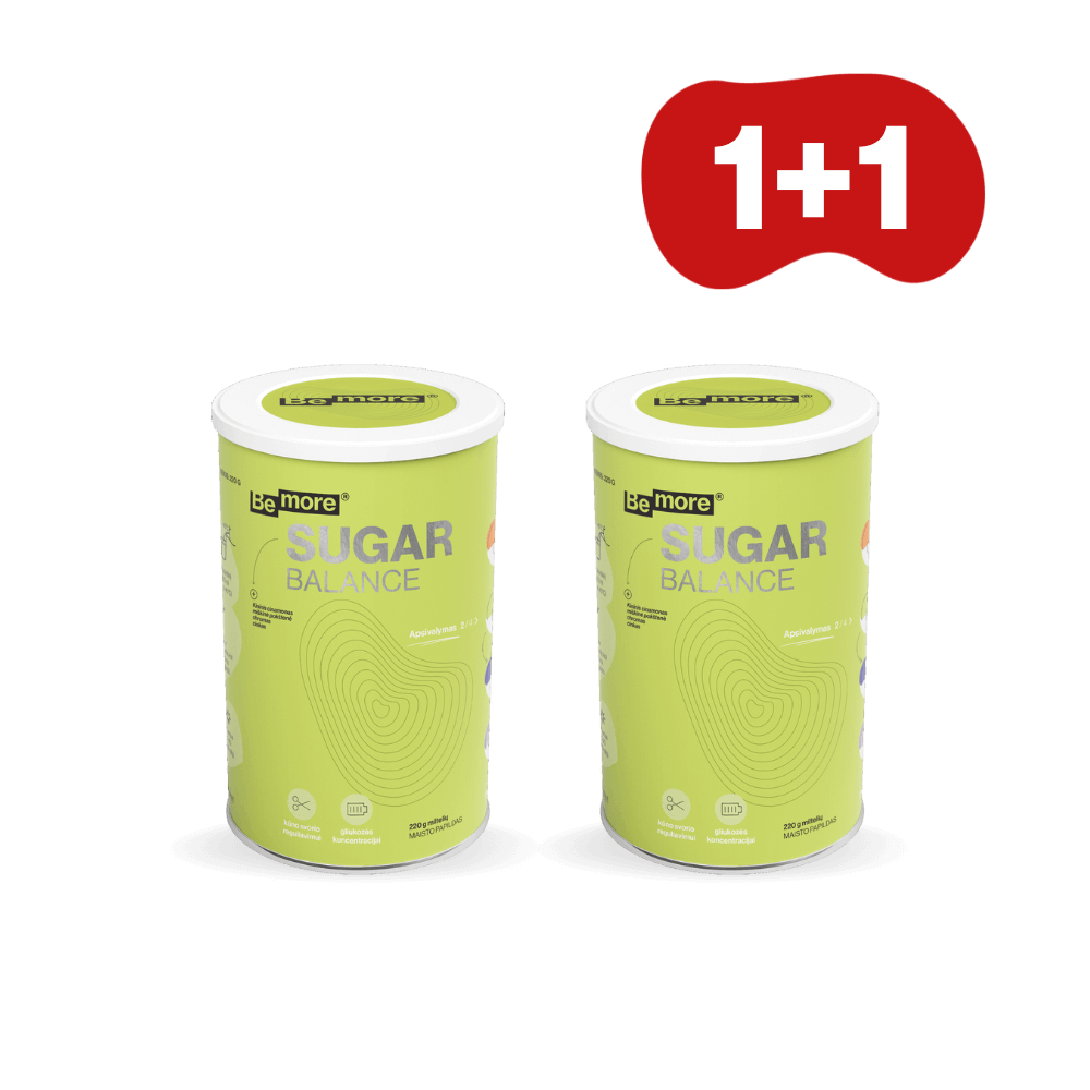 1+1 Sugar Balance, milteliai (220g)