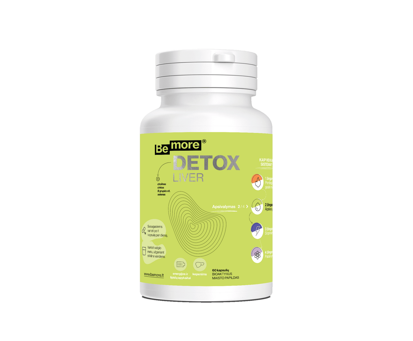 Detox Liver, kapsulės (60vnt)