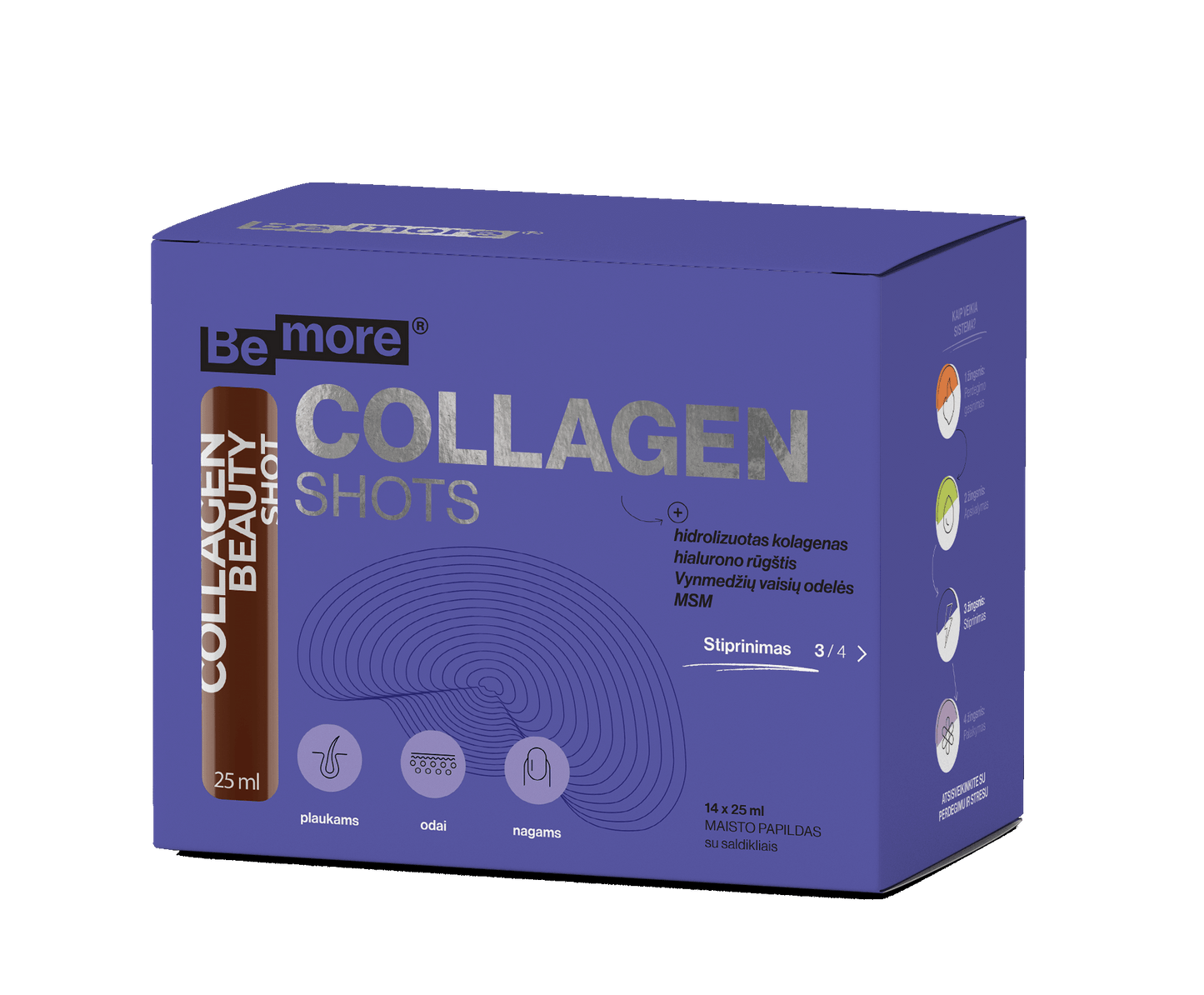 Collagen Shots, geriamasis tirpalas (14 buteliukų po 25ml)