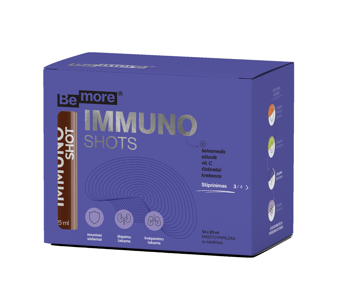 Immuno Shots, geriamasis tirpalas (14 buteliukų po 25ml)