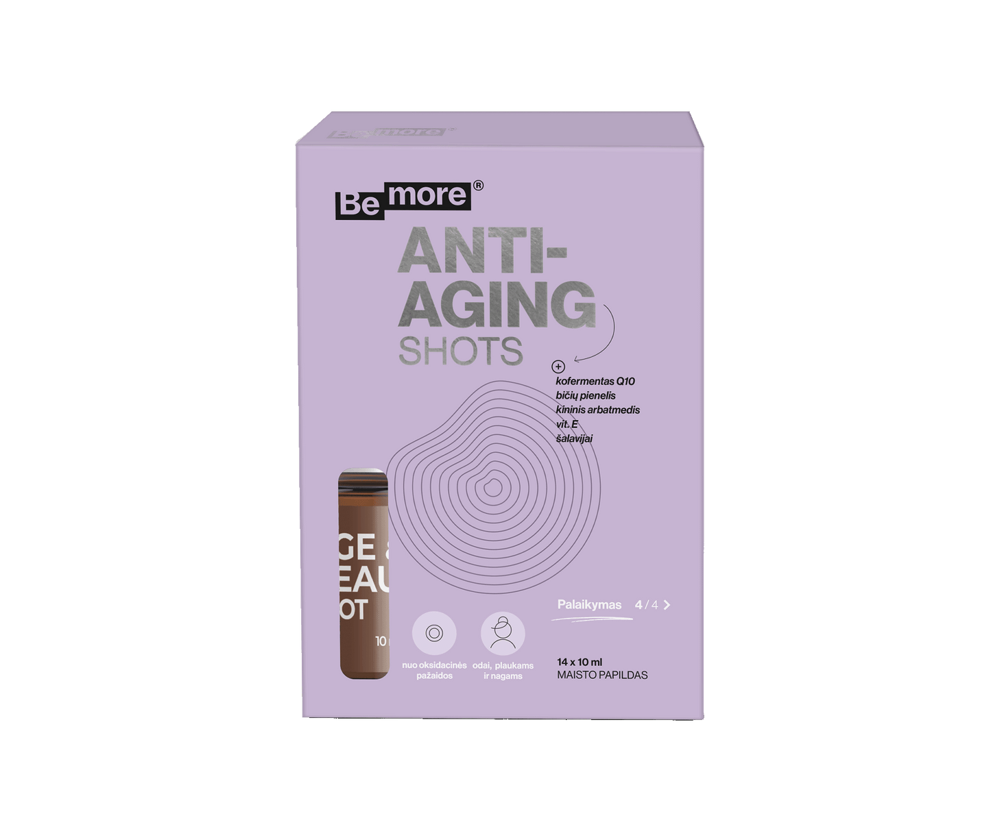 Anti-Aging Shots, geriamasis tirpalas (14 buteliukų po 10ml)