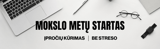 MOKSLO METŲ STARTAS BE STRESO: PAPRASTI ĮPROČIAI IR BEMORE PAGALBA