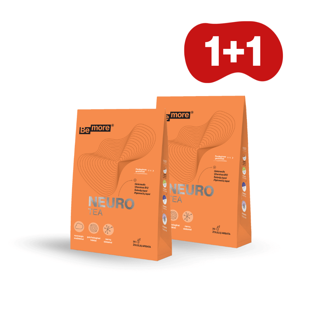 1+1 Neuro Tea , žolelių arbata (1.5g x 20vnt)