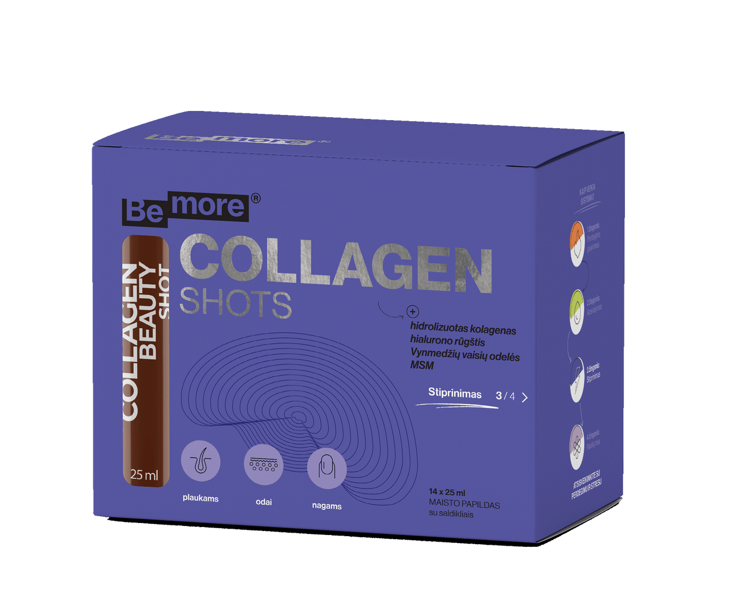 "Collagen Shots", geriamasis tirpalas (14 buteliukų po 25ml)